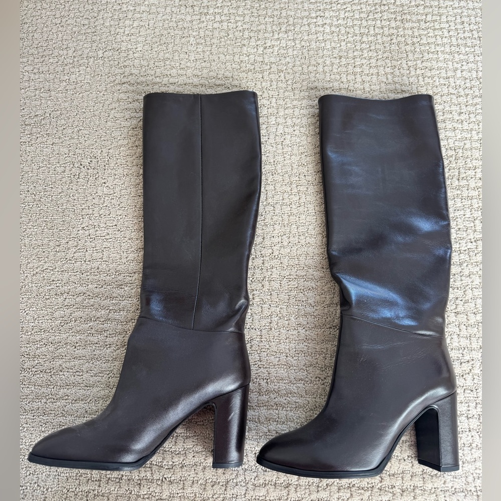 Heeled Pull-On Ann Mashburn 38 Chocolate Boots